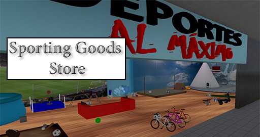 sporting goods store